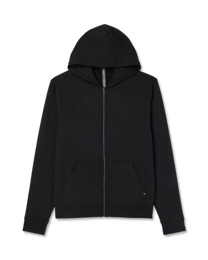 Coronado Full Zip Hoodie 2.0 Men's Black Heather Jacket | Vuori outlet - US 8908