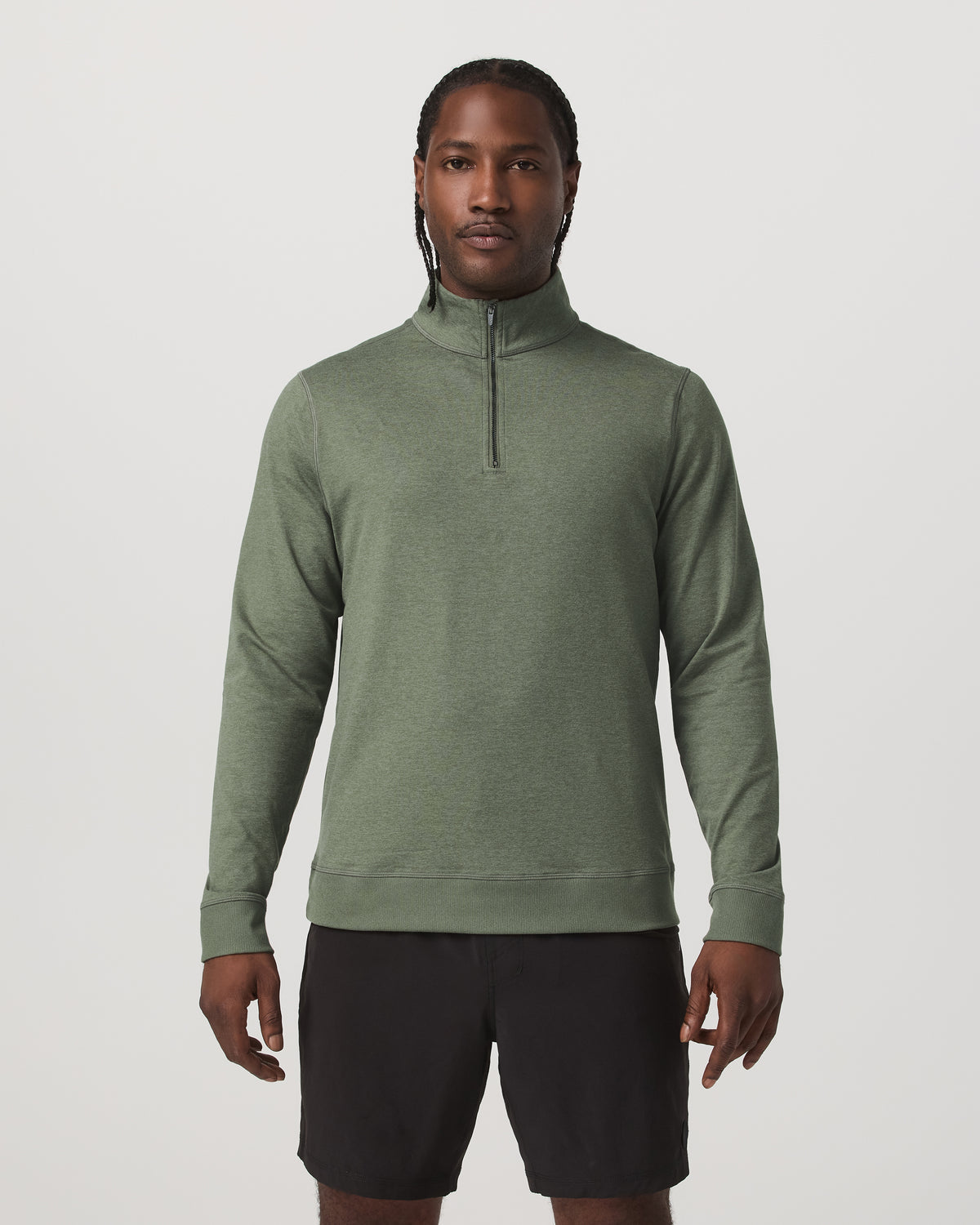 Coronado Half Zip Men's Light Oregano Heather Pullover | Vuori online - US 9239