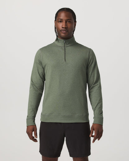 Coronado Half Zip Men's Light Oregano Heather Pullover | Vuori online - US 9239