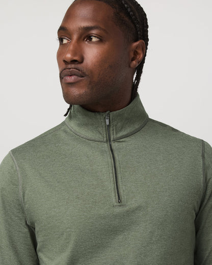 Coronado Half Zip Men's Light Oregano Heather Pullover | Vuori online - US 9239