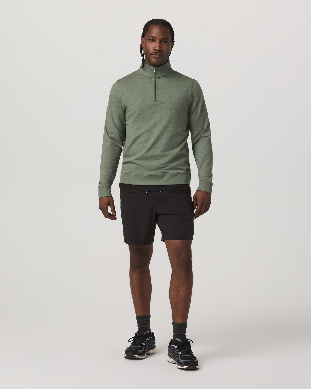 Coronado Half Zip Men's Light Oregano Heather Pullover | Vuori online - US 9239