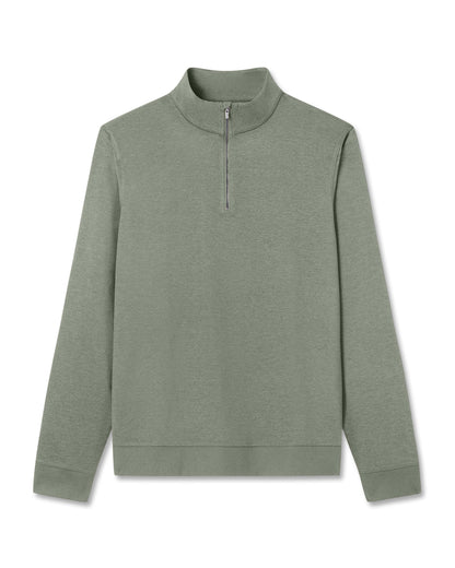 Coronado Half Zip Men's Light Oregano Heather Pullover | Vuori online - US 9239