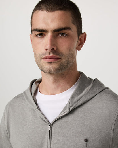 Ponto Full Zip Hoodie Men's Driftwood Heather Hoodie | Vuori outlet - US 6338