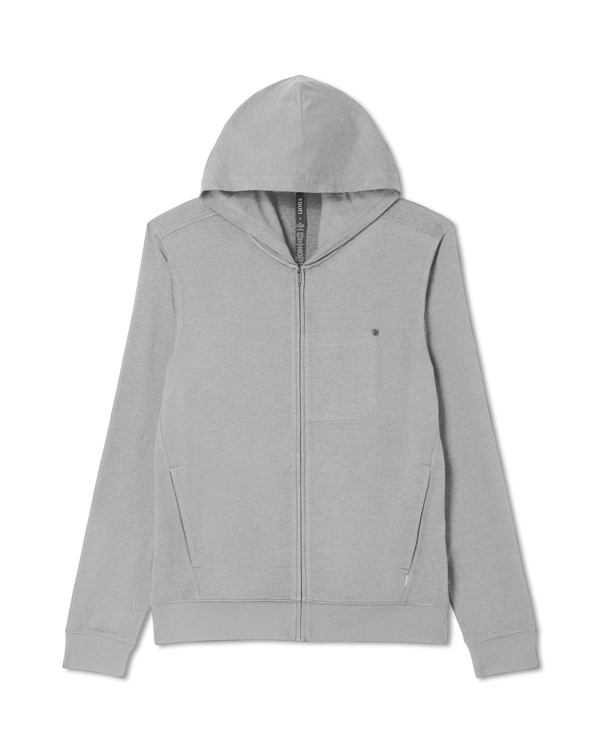 Ponto Full Zip Hoodie Men's Driftwood Heather Hoodie | Vuori outlet - US 6338