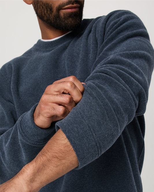 Beach Fleece Crew Men's Ink Heather Crewneck | Vuori shop - US 5275