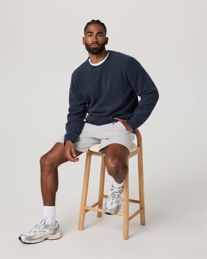 Beach Fleece Crew Men's Ink Heather Crewneck | Vuori shop - US 5275