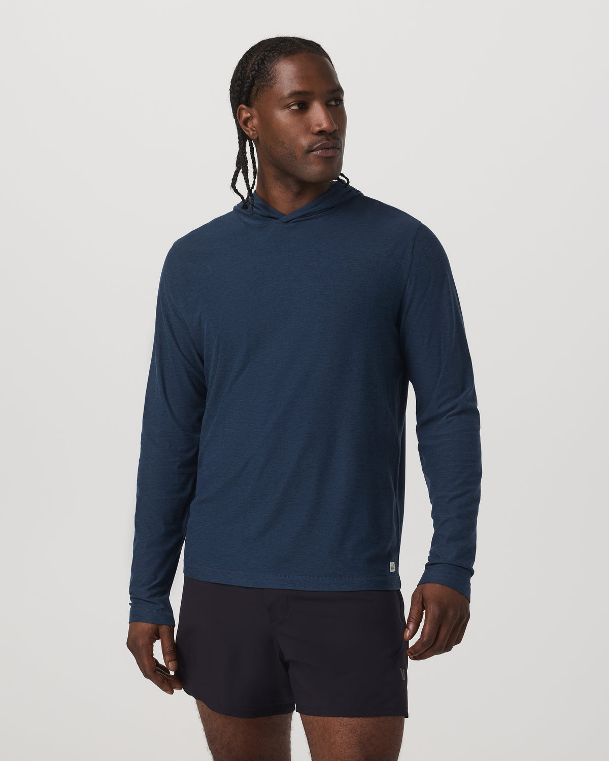 Strato Tech Hoodie Men's Navy Workout Hoodie | Vuori sale - US 8361