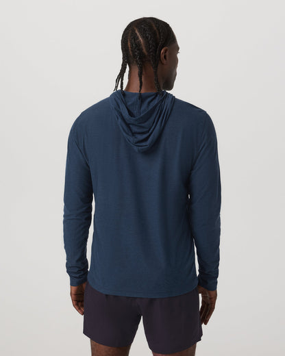 Strato Tech Hoodie Men's Navy Workout Hoodie | Vuori sale - US 8361