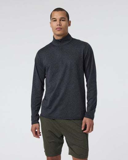 Ponto Half Zip Mock Neck Charcoal Heather | Vuori onsale - US 6648