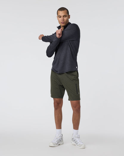 Ponto Half Zip Mock Neck Charcoal Heather | Vuori onsale - US 6648