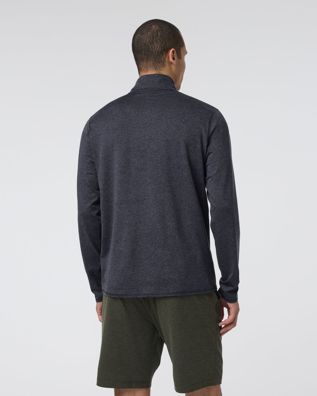 Ponto Half Zip Mock Neck Charcoal Heather | Vuori onsale - US 6648