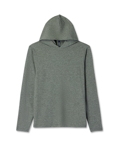 Long Sleeve Everyday Fitness Hoodie River Rock Heather | Vuori online - US 1942