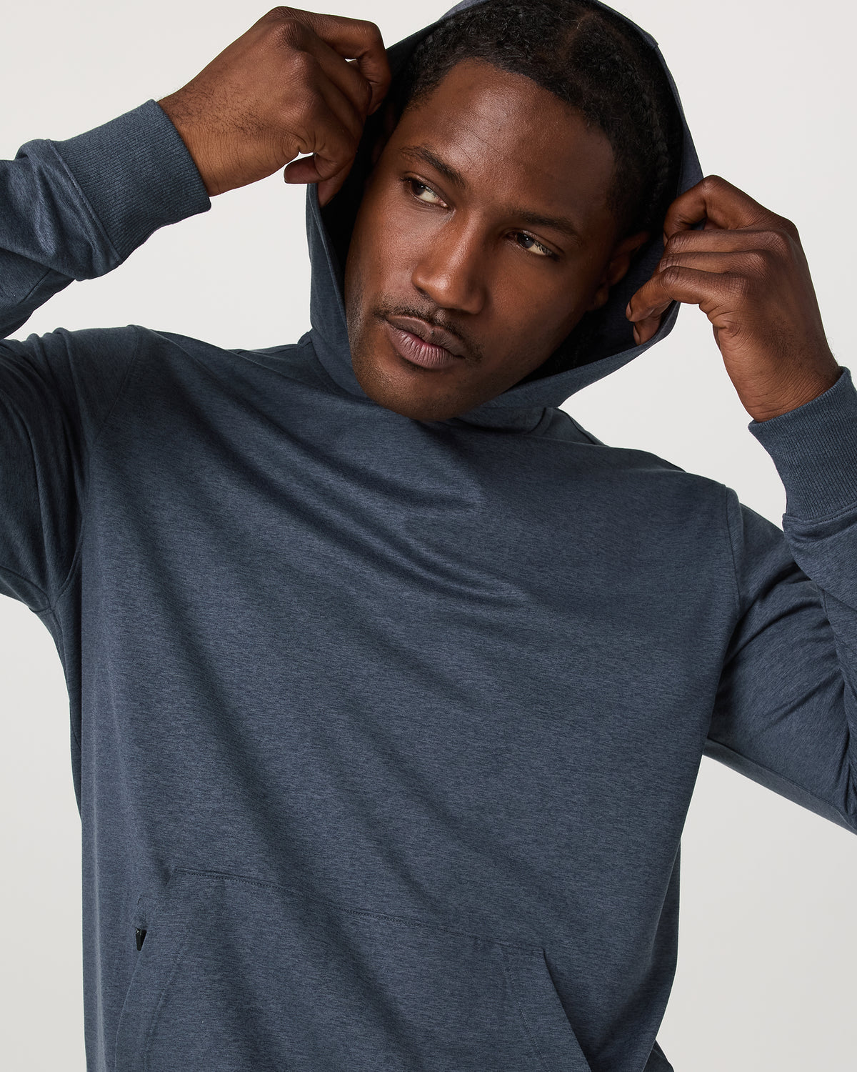 Sunday Hoodie 2.0 Men's Azure Heather Athletic Hoodie | Vuori onsale - US 3787