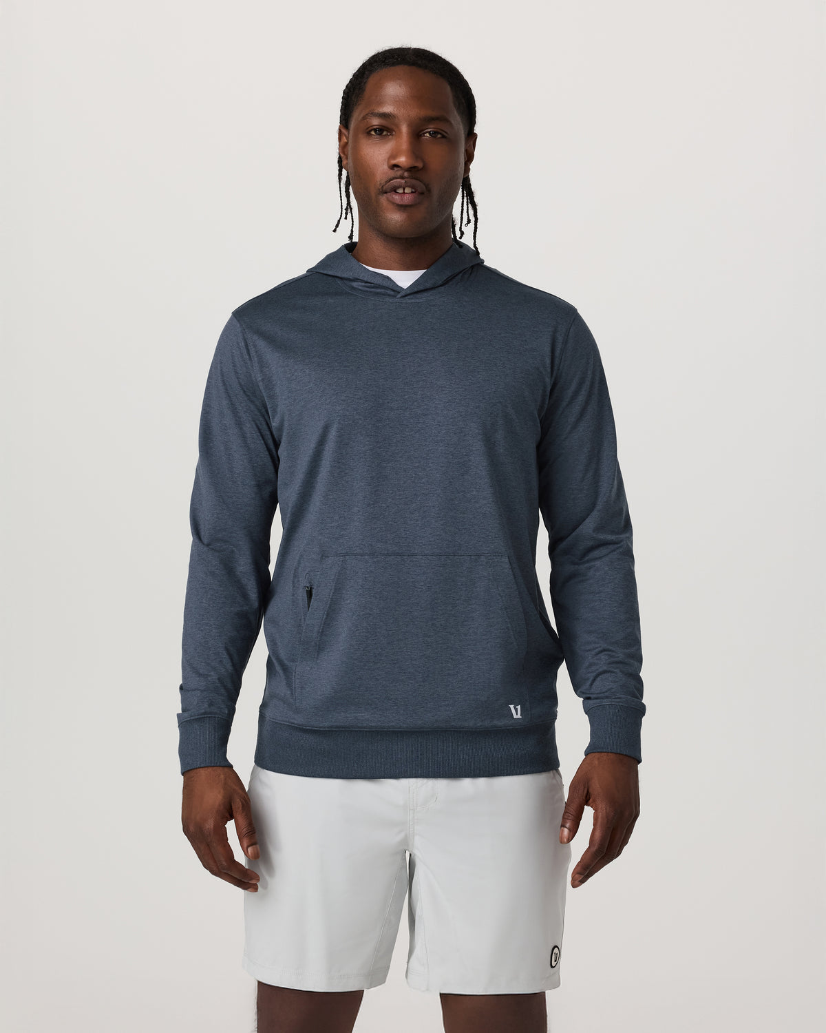 Sunday Hoodie 2.0 Men's Azure Heather Athletic Hoodie | Vuori onsale - US 3787