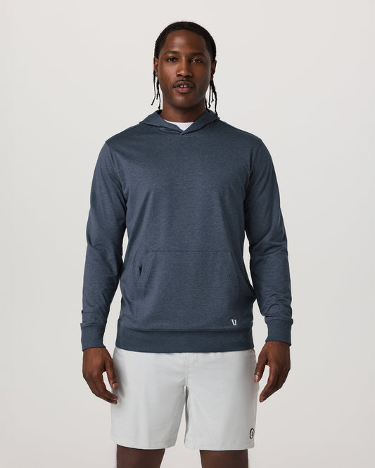 Sunday Hoodie 2.0 Men's Azure Heather Athletic Hoodie | Vuori onsale - US 3787