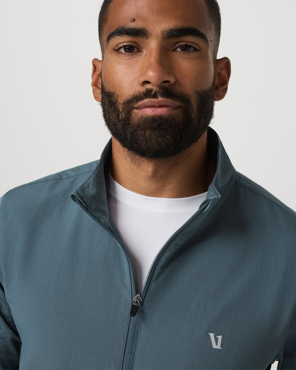 Sunday Element Half Zip Men's Blue Sea Heather Layer | Vuori for sale - US 6398