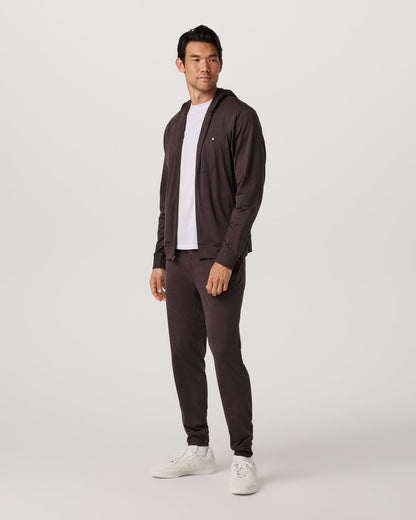 Ponto Full Zip Hoodie Men's Sangria Heather Hoodie | Vuori discount - US 6233