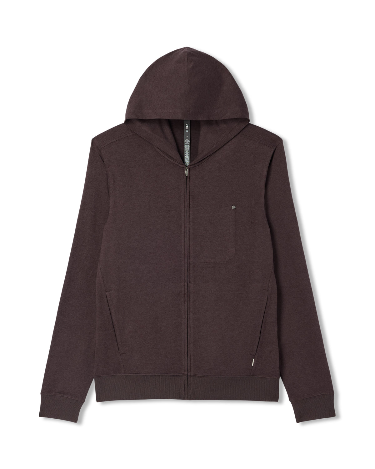 Ponto Full Zip Hoodie Men's Sangria Heather Hoodie | Vuori discount - US 6233
