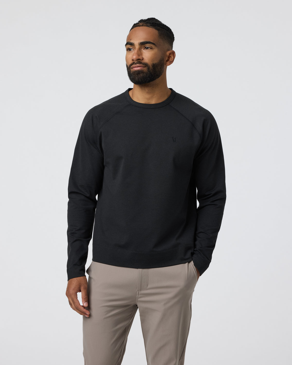 Coronado Crew Black Heather | Vuori outlet - US 2585