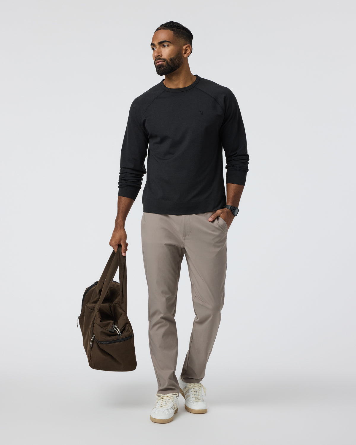Coronado Crew Black Heather | Vuori outlet - US 2585
