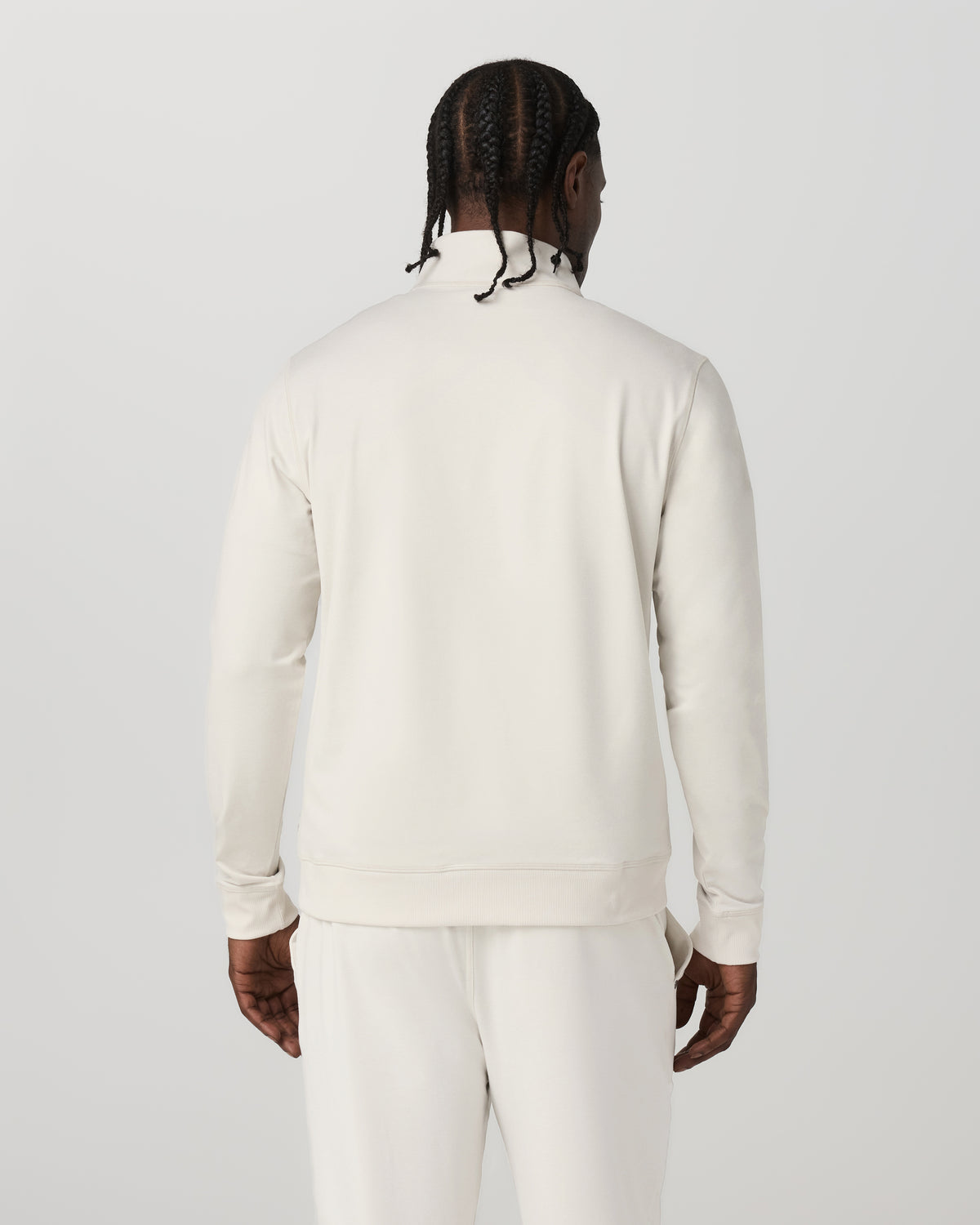 Coronado Half Zip Men's Ivory Heather Pullover | Vuori sale - US 5209