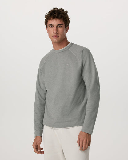 Coronado Crew - Relaxed Fit Driftwood Heather Crewneck | Vuori discount - US 1209