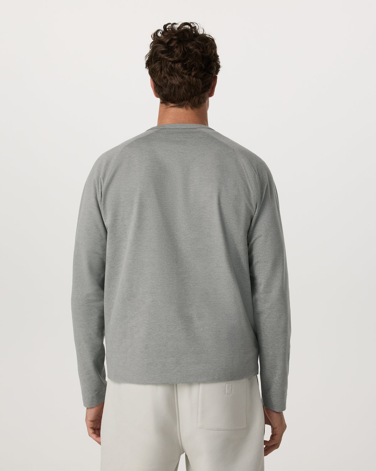 Coronado Crew - Relaxed Fit Driftwood Heather Crewneck | Vuori discount - US 1209