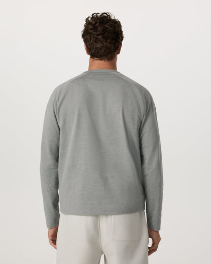 Coronado Crew - Relaxed Fit Driftwood Heather Crewneck | Vuori discount - US 1209