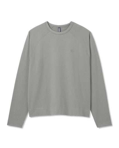 Coronado Crew - Relaxed Fit Driftwood Heather Crewneck | Vuori discount - US 1209