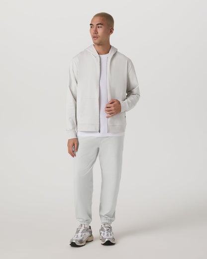 Coronado Full Zip Hoodie 2.0 Men's Salt Heather Jacket | Vuori outlet - US 2510
