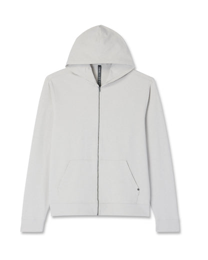 Coronado Full Zip Hoodie 2.0 Men's Salt Heather Jacket | Vuori outlet - US 2510