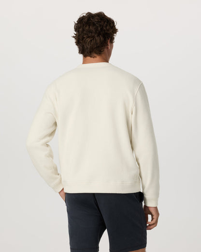 Beach Fleece Crew Men's Bone Heather Crewneck | Vuori shop - US 6633
