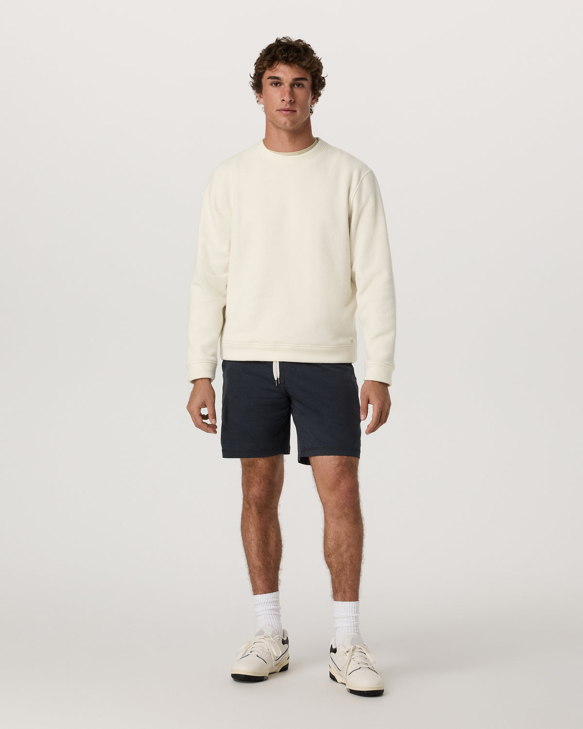 Beach Fleece Crew Men's Bone Heather Crewneck | Vuori shop - US 6633