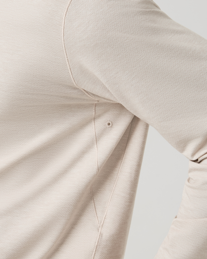 Men's Long Sleeve Everyday Fitness Hoodie Oatmeal Heather | Vuori sale - US 5283