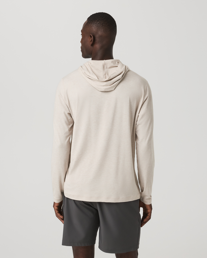 Men's Long Sleeve Everyday Fitness Hoodie Oatmeal Heather | Vuori sale - US 5283