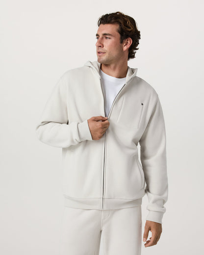 Seaside Full Zip 2.0 Men's Salt Full Zip Hoodie | Vuori online - US 2448