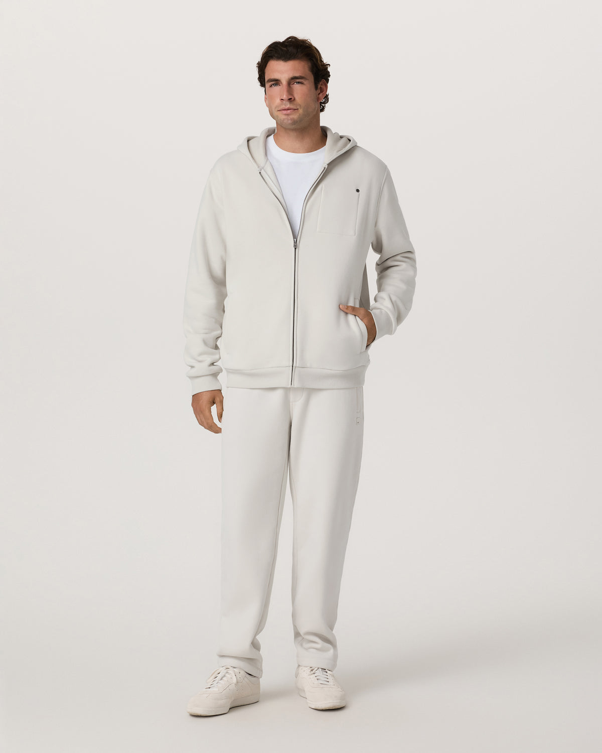 Seaside Full Zip 2.0 Men's Salt Full Zip Hoodie | Vuori online - US 2448