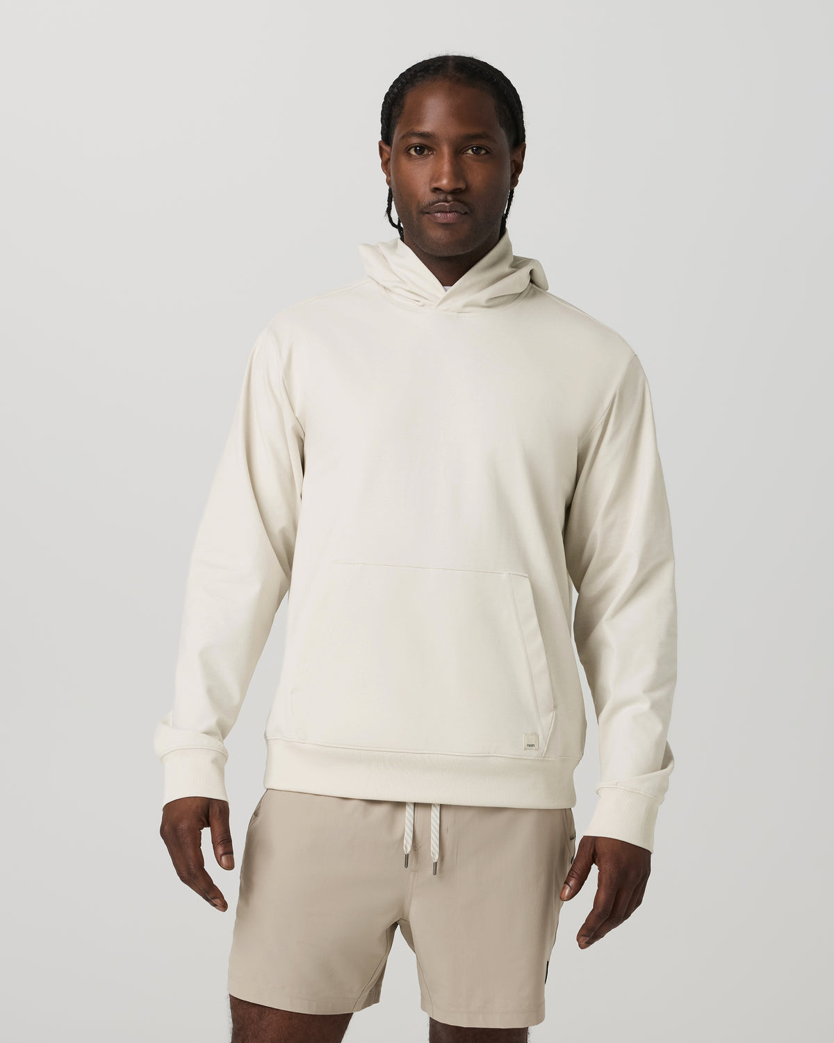 Coronado Pullover Hoodie 2.0 Men's Ivory Heather Hoodie | Vuori outlet - US 9355