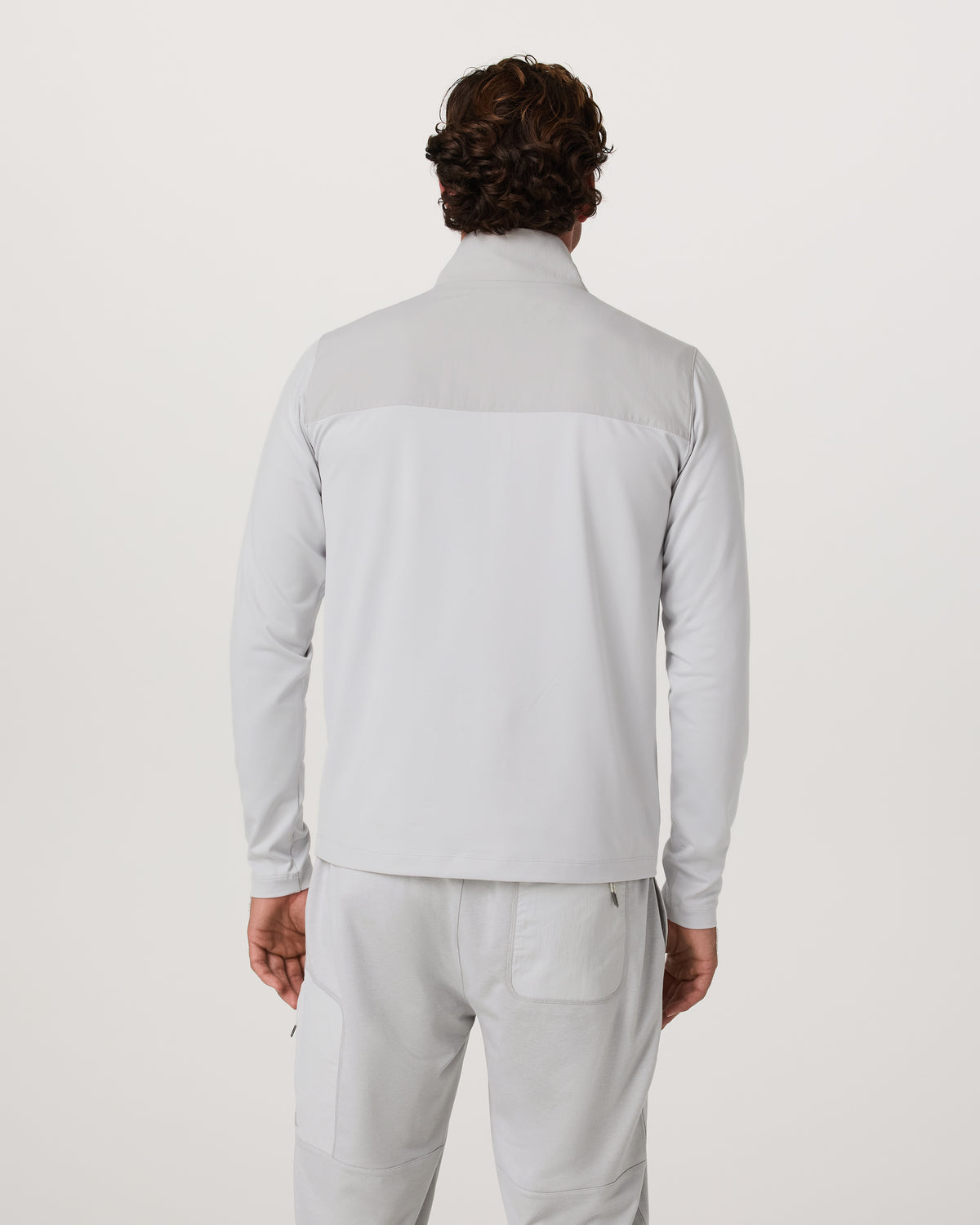 Sunday Element 1/2 Zip Men's Frost Grey Pullover | Vuori shop - US 5001