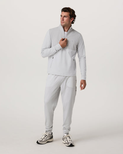 Sunday Element 1/2 Zip Men's Frost Grey Pullover | Vuori shop - US 5001