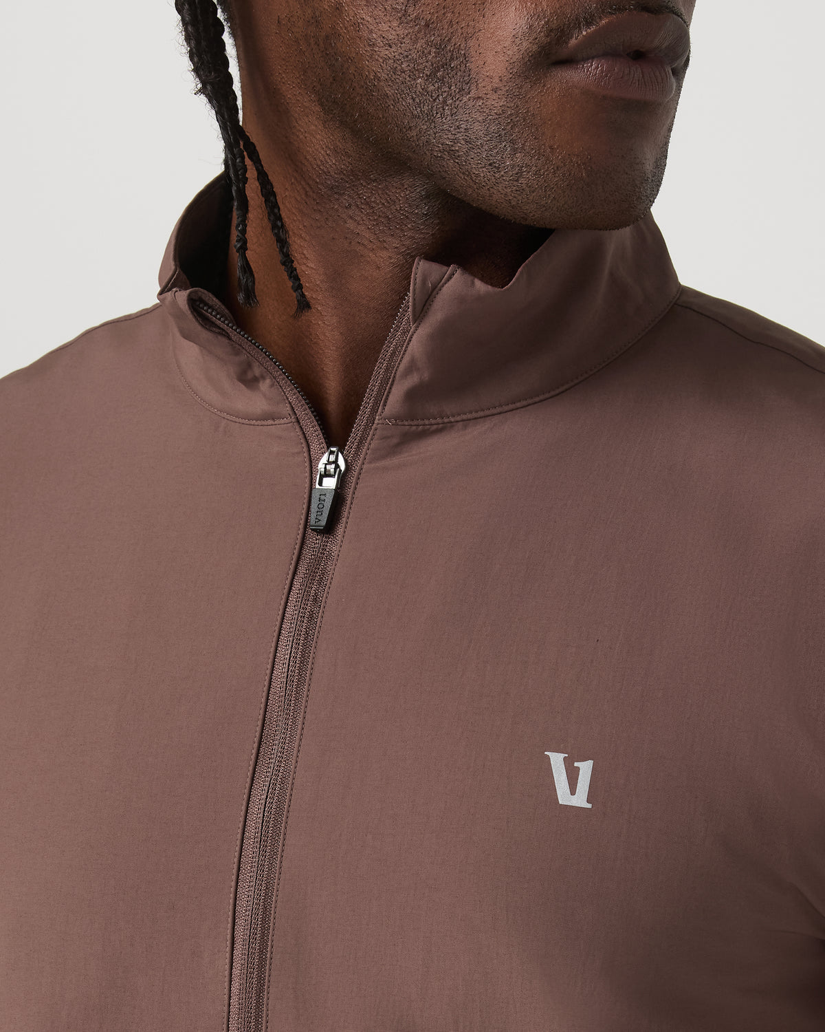 Sunday Element Half Zip Men's Sable Heather Layer | Vuori sale - US 5658