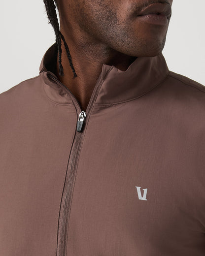 Sunday Element Half Zip Men's Sable Heather Layer | Vuori sale - US 5658
