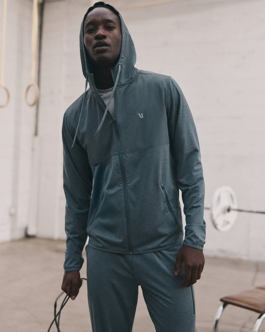 Sunday Element Jacket Men's Blue Sea Heather Jacket | Vuori onsale - US 3956