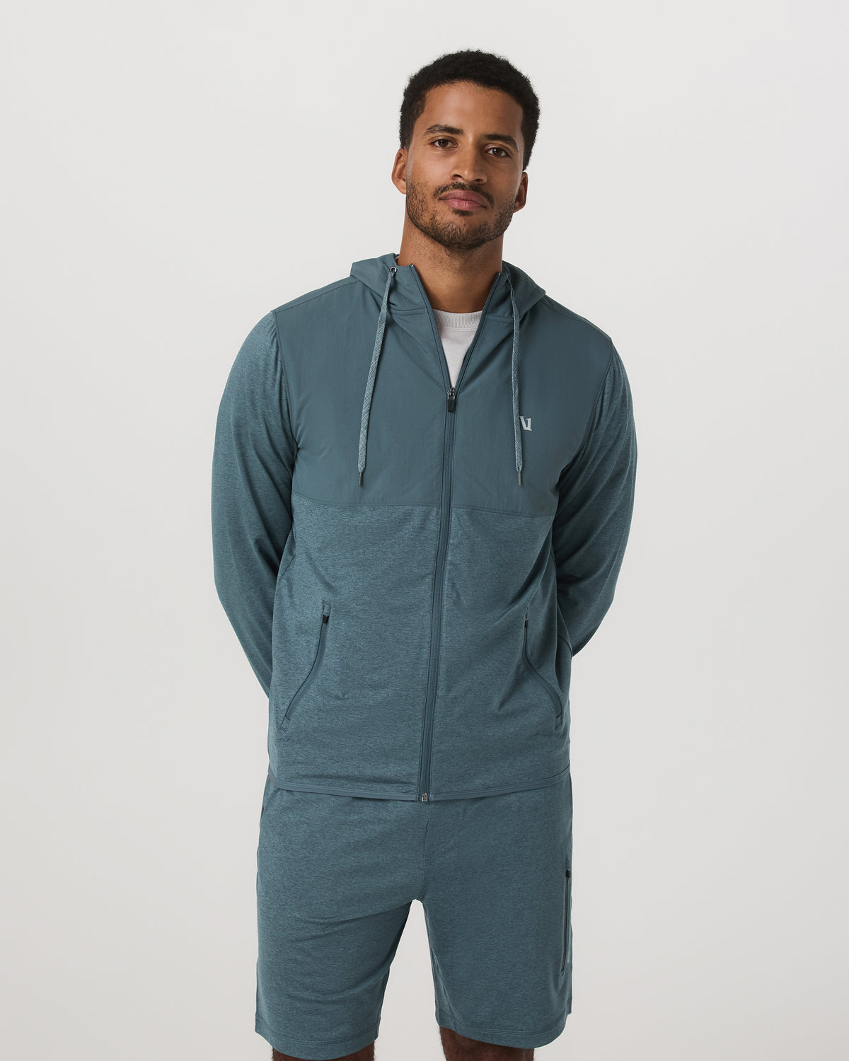 Sunday Element Jacket Men's Blue Sea Heather Jacket | Vuori onsale - US 3956