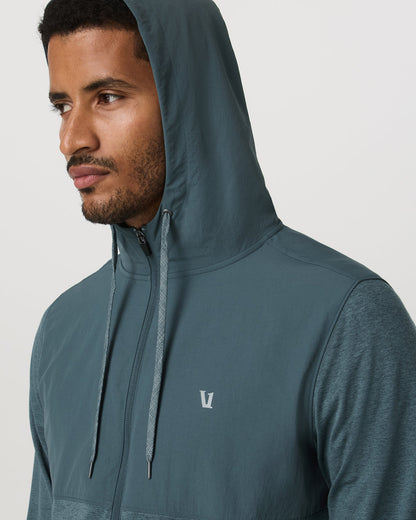 Sunday Element Jacket Men's Blue Sea Heather Jacket | Vuori onsale - US 3956