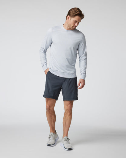 Ponto Performance Crew Men's Platinum White Pullover | Vuori for sale - US 4183