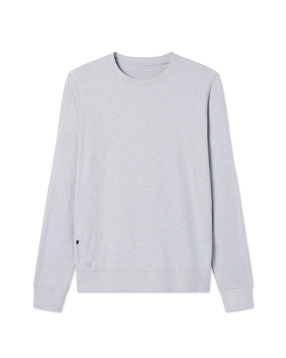 Ponto Performance Crew Men's Platinum White Pullover | Vuori for sale - US 4183