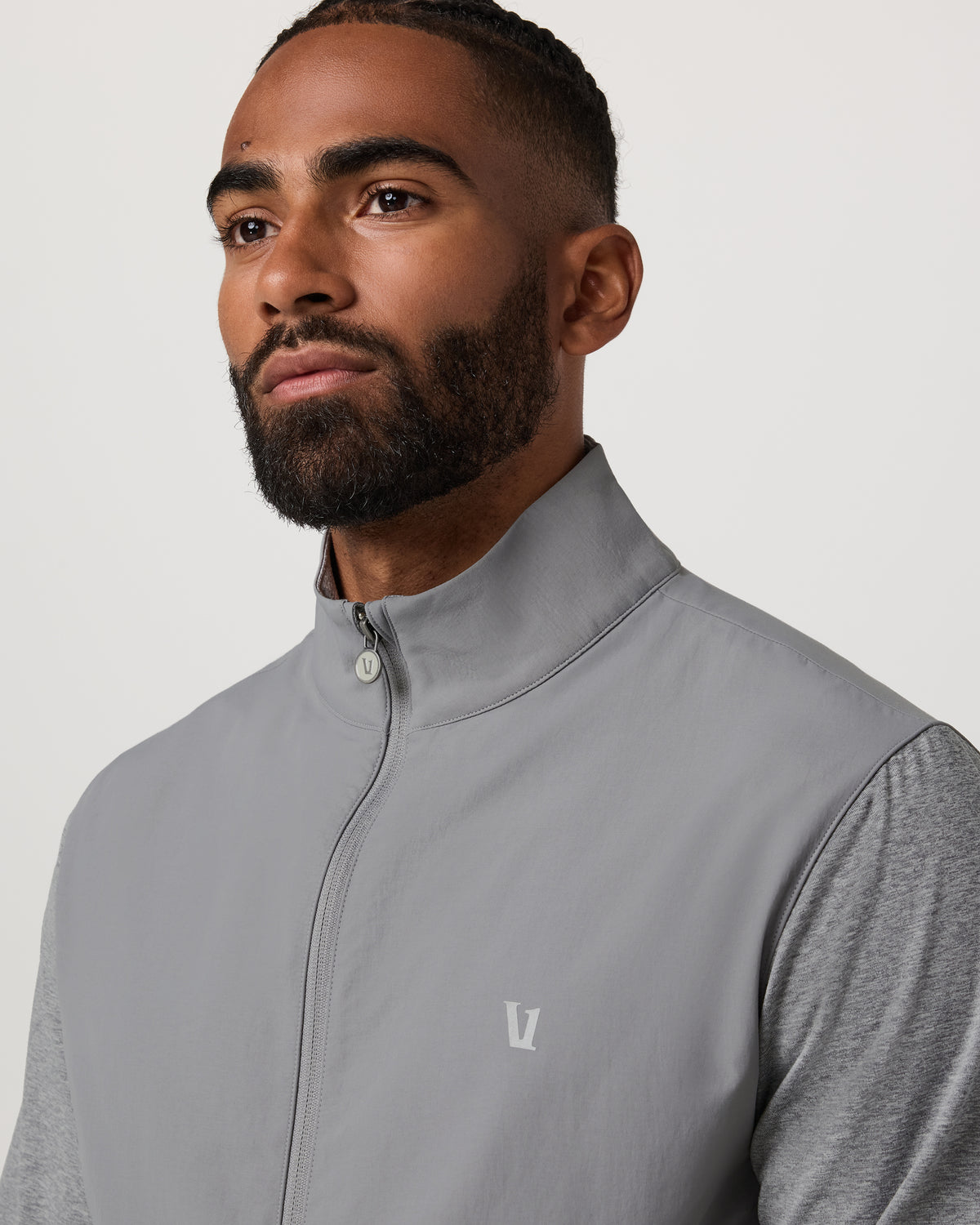 Sunday Element Track Jacket Men's Grey Heather | Vuori discount - US 7563