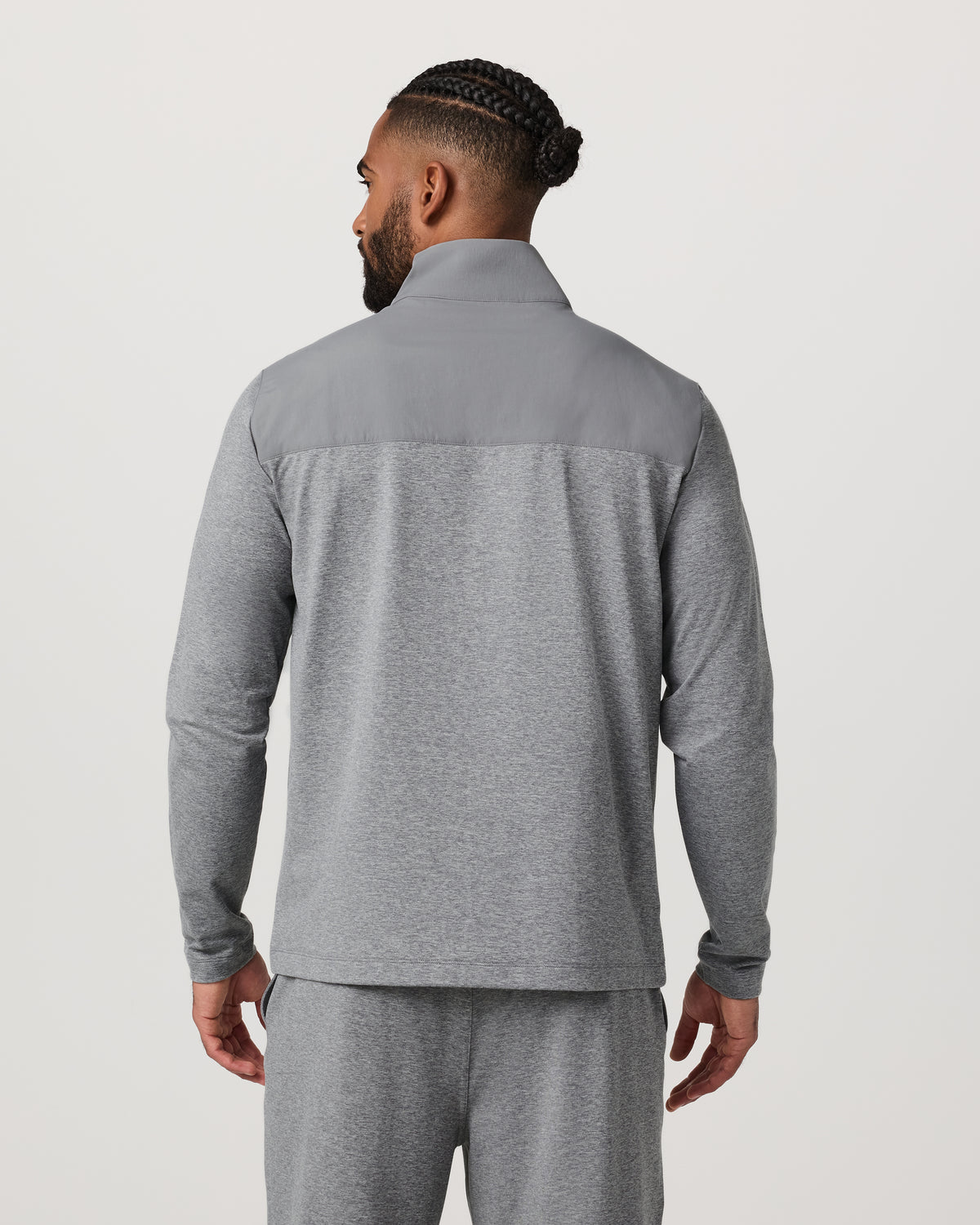 Sunday Element Track Jacket Men's Grey Heather | Vuori discount - US 7563