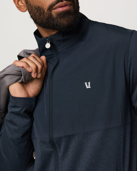 Sunday Element Track Jacket Men's Ink Heather Jacket | Vuori shop - US 1433